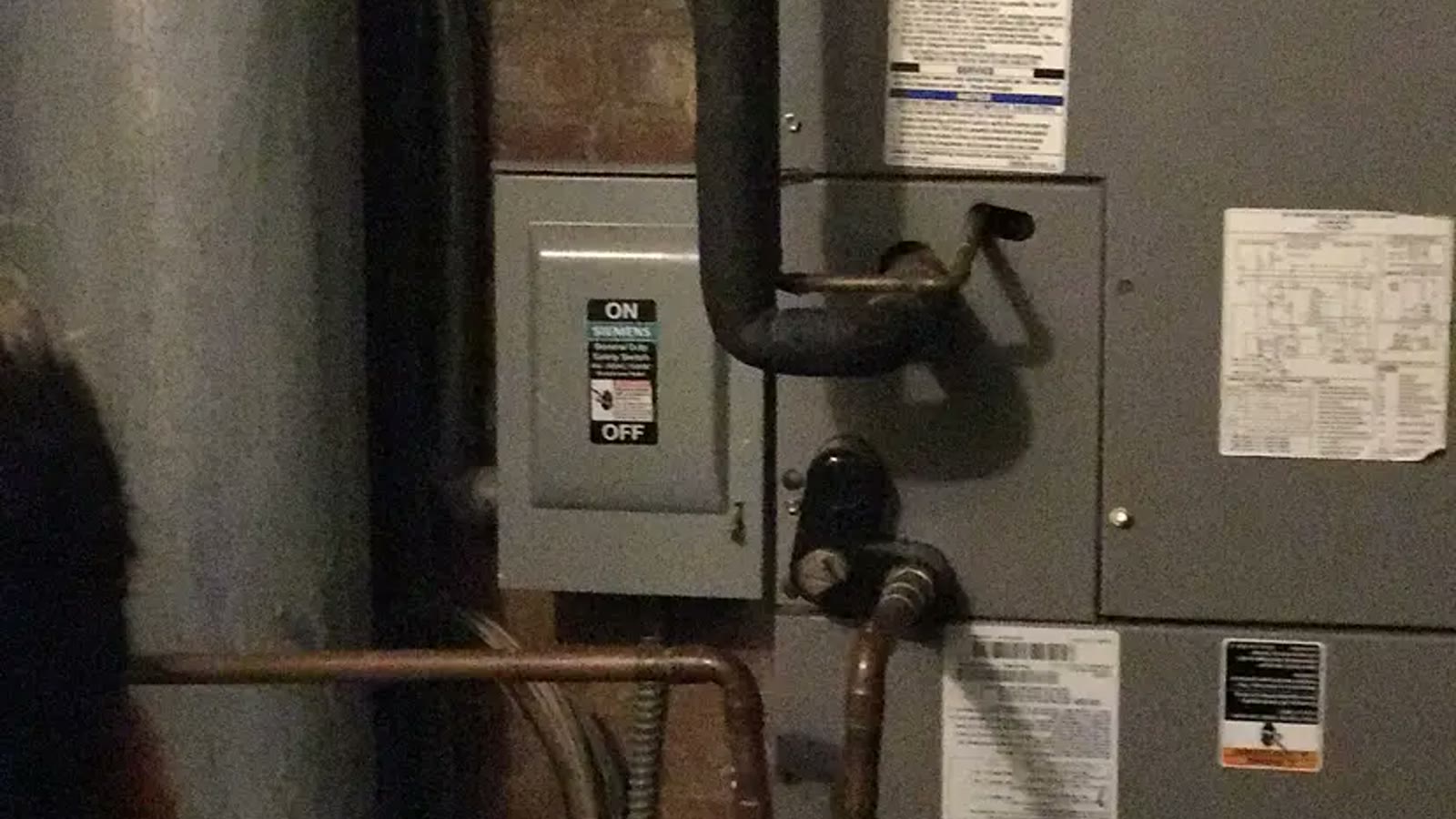 Residential furnace and connected ductwork